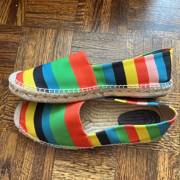 PAUL SMITH Rainbow Striped Men’s Espadrilles Shoes Size 43 - Picture 12 of 12